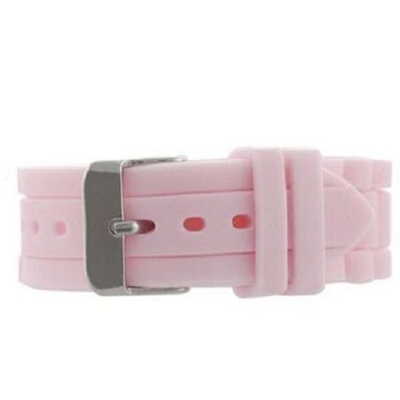 Geneva Ladies Crystal Rhinestone Breast Cancer Awareness Watch in Pink - Picture 3 of 3